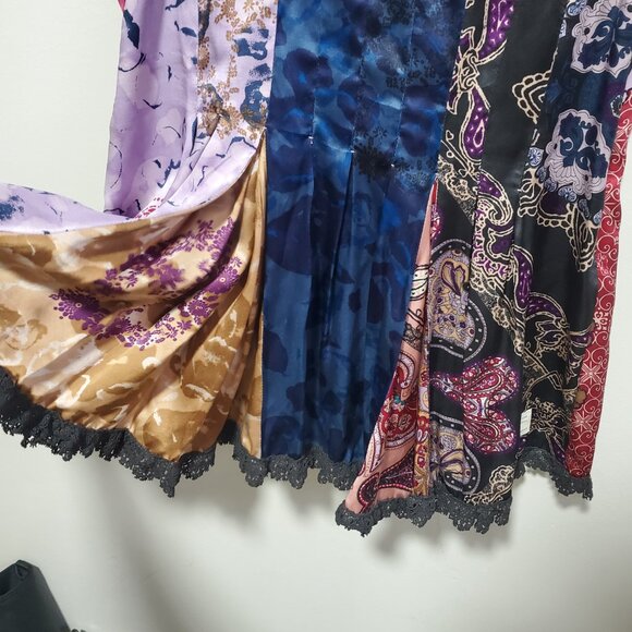 ODD MOLLY Vintage 100% Silk Blouse Sleeveless Fairycore Babydoll Women's Medium - Picture 5 of 16